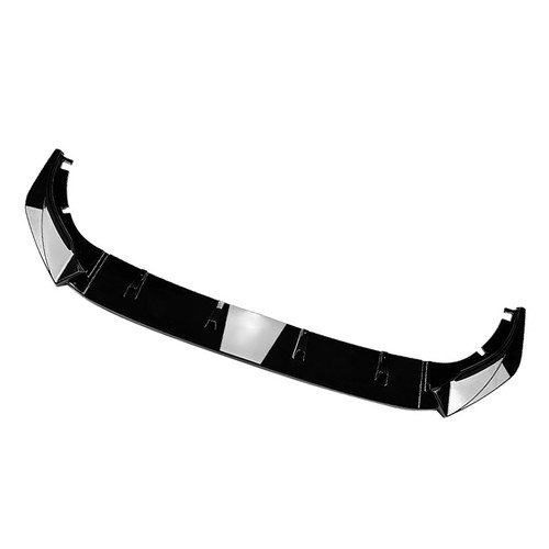 For VW GOLF 8 MK8 PRO 2020-2024 GLOSS BLACK FRONT BUMPER LIP SPLITTER KIT 3PCS - Picture 5 of 6