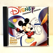 Disney Magic Artist Classic CD-ROM Program Manual - Complete - Fast Shipping 