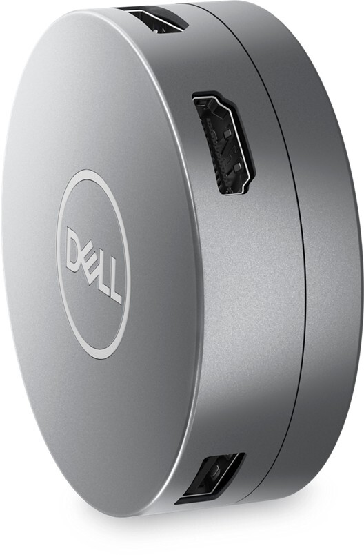 Dell DA305 6-in-1 USB-C Mobile Adapter (Open Box) - Gray, Easy To Carry Multiport Hub