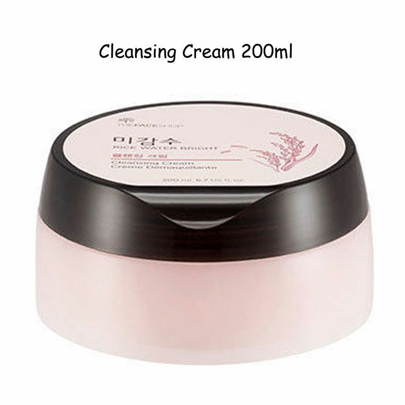 The Face Shop Rice Water Bright Cleansing Foam Oil Remover Cream + Free