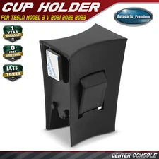 Center Console Water Cup Holder Limiting Stopper for Tesla Model 3 Y 2021-2023