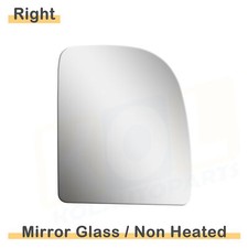 Upper Tow Mirror Glass For 02-14 Ford E150 E250 E350 E450 SD Passenger RH Side