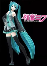 ANIME HATSUNE MIKU ON BLACK MAGNET 2.5” X 3.5” NEW