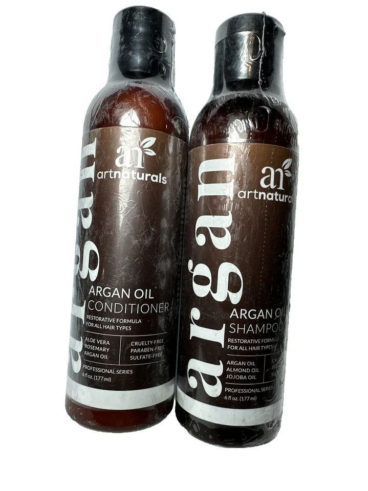 Набор шампуней и кондиционеров с марокканским аргановым маслом Art Naturals 2 X 6 унций - Изображение 2 из 4