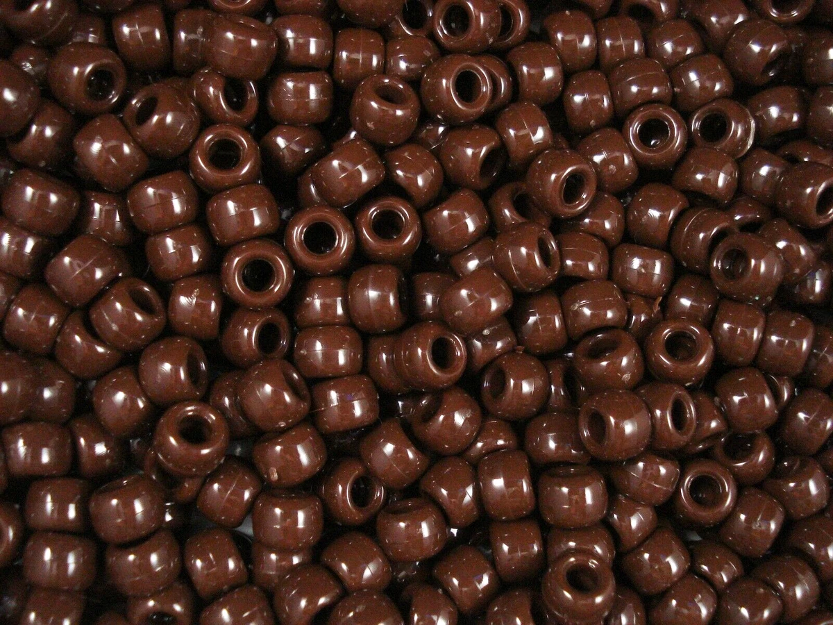 500pc Lime Green 9x6mm Pony Beads For School Crafts Hair Decor Kandi Jewelry - E - Foto 2