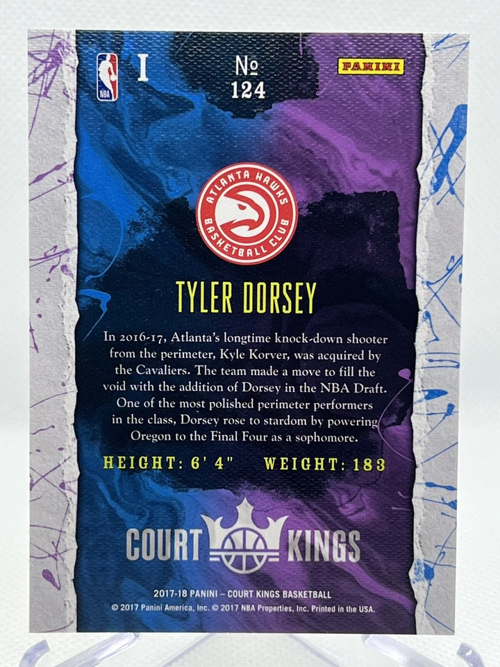 TYLER DORSEY RC 2017-18 Panini Court Kings #124 Rookie Level I 1 - Image 2 of 2