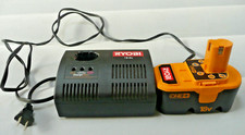 Ryobi 18V ChargePlus Battery Charger ONE 18V Battery FOR PARTS NOT WORKING