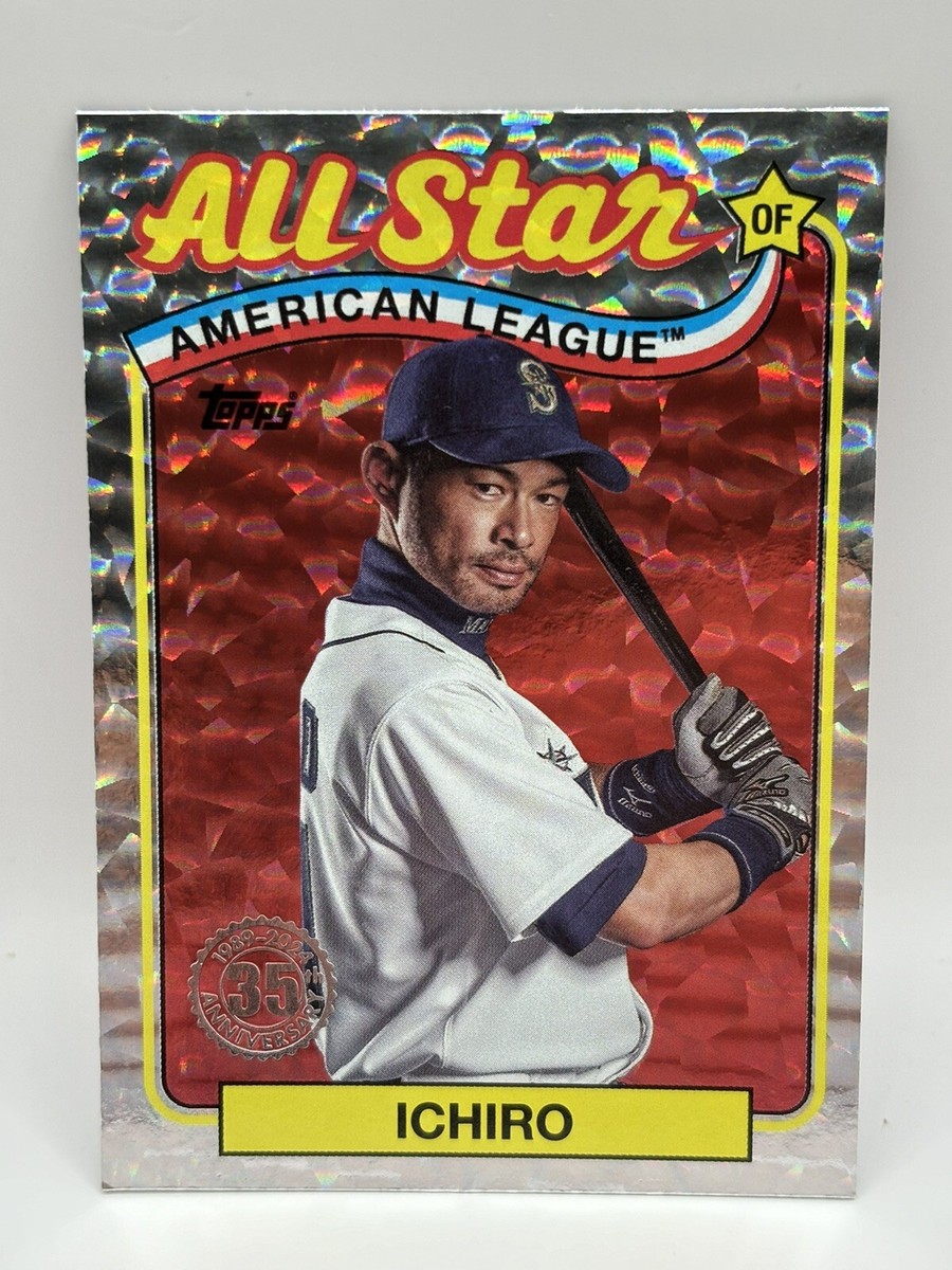 アッパーデック　ICHIRO バットカード 2024 Topps Ichiro All Star #89ASB-38 1989 Silver Foilboard