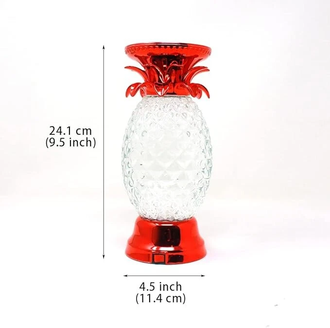 Colorido Piña Globo de Agua Brillo Remolino LED Candelabro Pedestal Baño... Foto 4 de 4