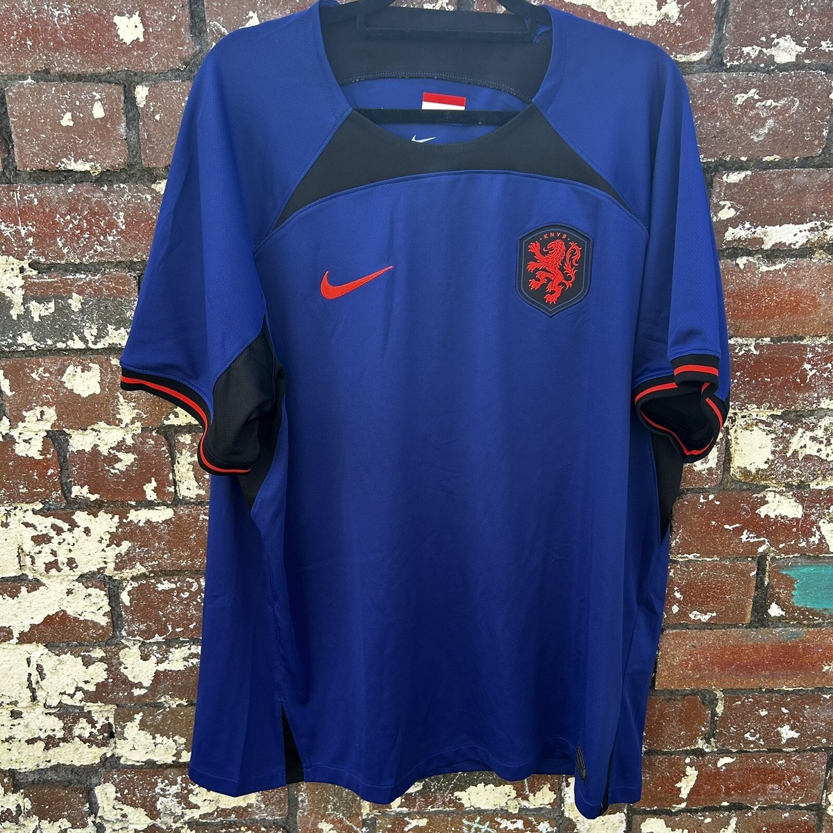 Netherlands 2022-23 Away Football Shirt Original Classic Genuine