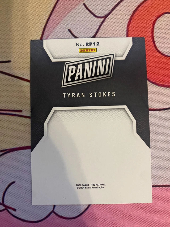 TYRAN STOKES 2024 PANINI NATIONAL CONVENTION #RP12 ROOKIE PROSPECTS (RC) - Image 2 of 2