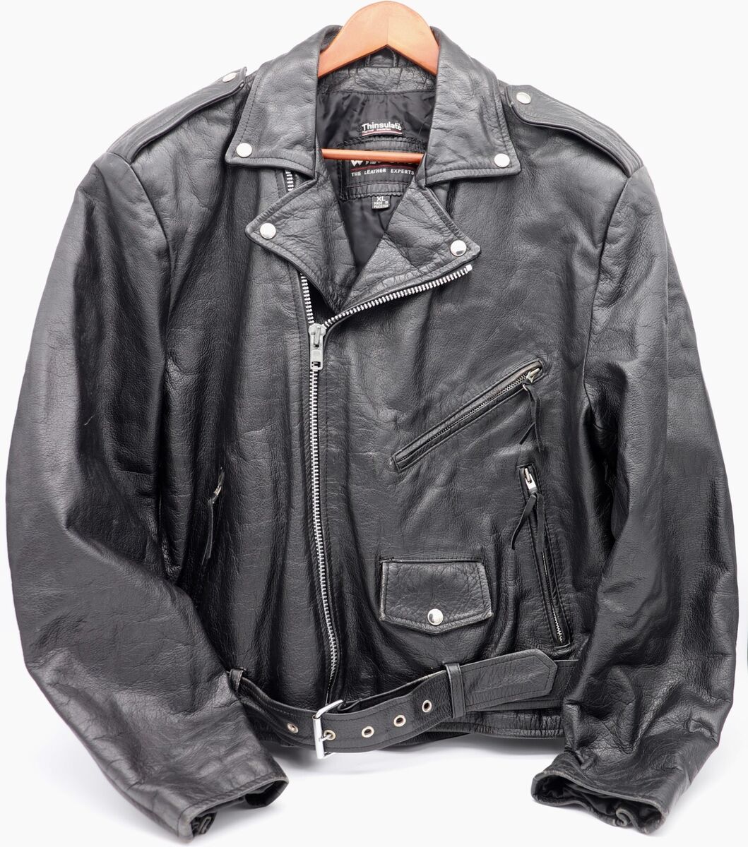 Vintage Wilsons Thinsulate Mens Leather Motorcycle Biker Vintage Wilsons Thinsulate Mens Leather Motorcycle Biker