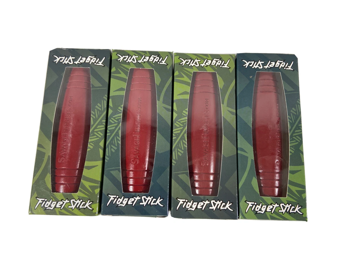 4 Red Fidget Roller Stick Rollver Bar Funny Desk Toys Release Stress School Toys