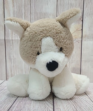 Spark Create Imagine Plush Puppy Dog Stuffed Animal Tan White Husky Corgi 12"