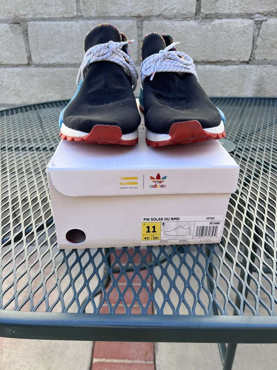 Adidas NMD HU Pharrell Inspiration Pack Black size 11 EE7582