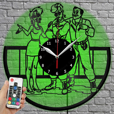 LED Clock Ghostbusters Vinyl Record Wall Clock Led Light Wall Clock 3149