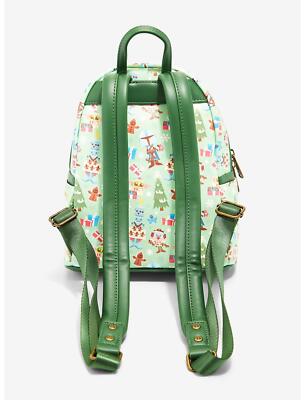 Star Wars The Mandalorian Chibi Holidays Mini Backpack Loungefly Star Wars The Mandalorian Chibi Holidays Faux  main image 3