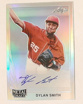 2021 Leaf Metal Draft Signatures Silver #DS1 Dylan Smith Rc