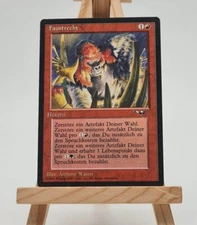 Faustrecht Alliances Magic Card MTG German (Primitive Justice)