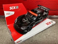 SCX 1/32 Scale ANALOG Corvette CR6 Skull black with lights - New