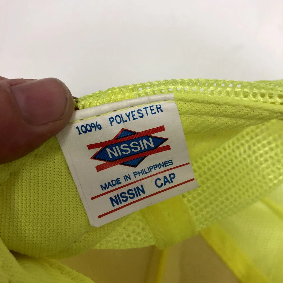 Nuevo de Colección Nissin Honors Day BISD Amarillo NEÓN CAMIONERO Sombrero 1991 Texas Snapback Gorra Foto 2 de 4