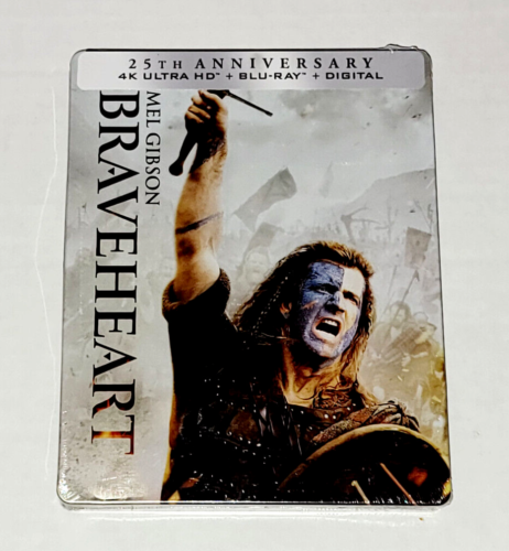Braveheart Steelbook (4k UHD, 1995) SCELLÉ, Mel Gibson - Photo 1/4