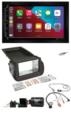 ESX 2DIN DAB USB Steering Wheel Bluetooth Car Stereo for Citroen Nemo Peugeot Bipper