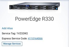 Dell Poweredge R330 32GB 4x 10TB SAS