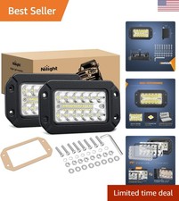 39w Upgraded 6-inch Led Light Pods With 7800 Lumen - Waterproof Off-road Lights 39w Upgraded 6-inch Led Light Pods With 7800 Lumen - Waterproof Off-road Lights