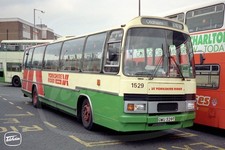 Bus Photo - Yorkshire Rider Halifax 1529 GWU529T Leyland Leopard Plaxton Supreme