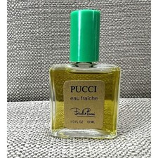 Vintage Emilio Pucci eau fraiche Paris 1/3 Fl Oz 10ml Perfume Full Original Box