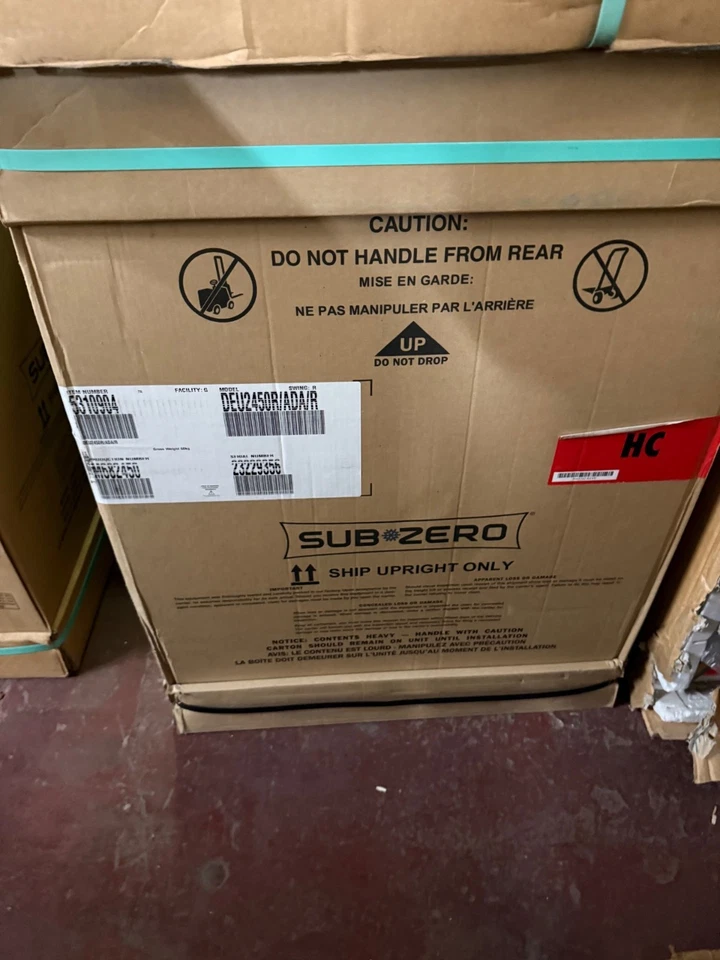 Sub-Zero Designer Series DEU2450RADAR 24 дюйма встроенный холодильник под прилавок - Изображение 4 из 4