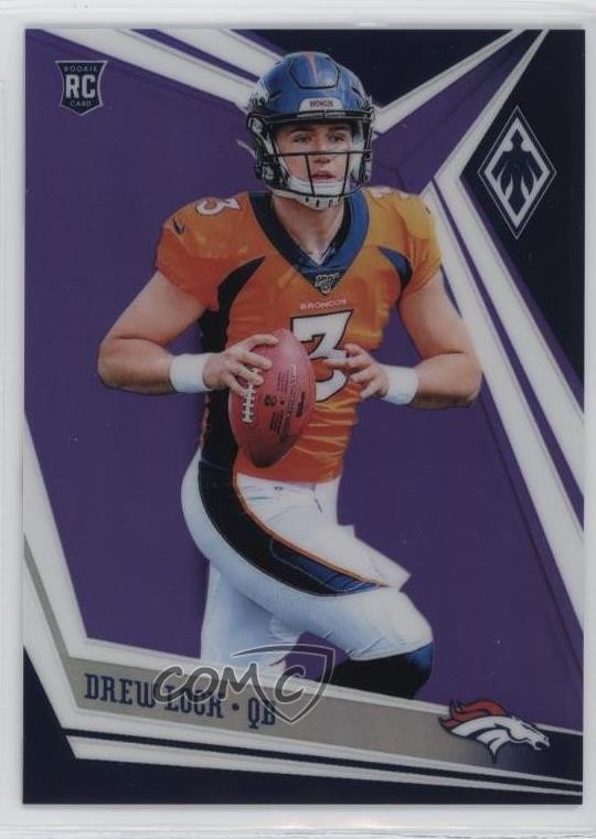 2019 Panini Phoenix Rookies Purple /149 Drew Lock #104 8d4