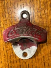 Vintage original Coca Cola Starr X metal bottle opener wall mount