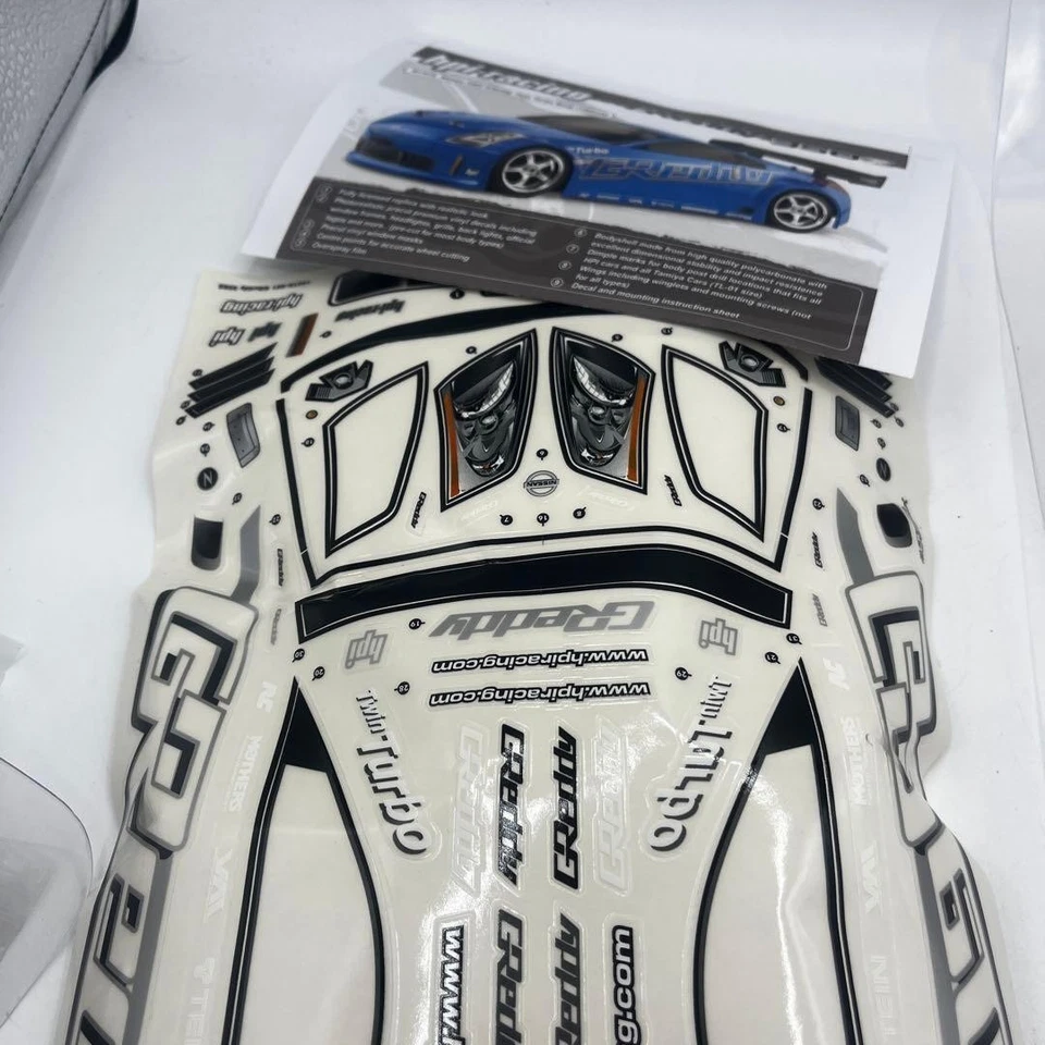 Corpo trasparente doppio HPI Racing 1/10 RC Nissan 350Z Greddy - Immagine 3 di 4