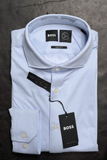Hugo Boss Men Joe Spread Travel Reg Fit Performance Stretch Dress Shirt 41 16