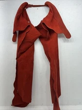 NOS Red Show Chaps Large Adjustable Waist 38” I-63