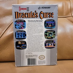 Castlevania 3 Dracula's Curse Nintendo NES Box Game Insert