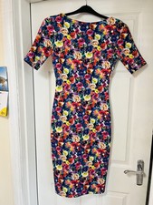 ZARA Women’s Flower Short Sleeve Long Dress SIZE S New