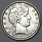 1898 Barber Quarter - Gem BU - #9452D