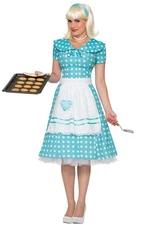1950's Fifties Good Housewife Adult Costume (M/L)