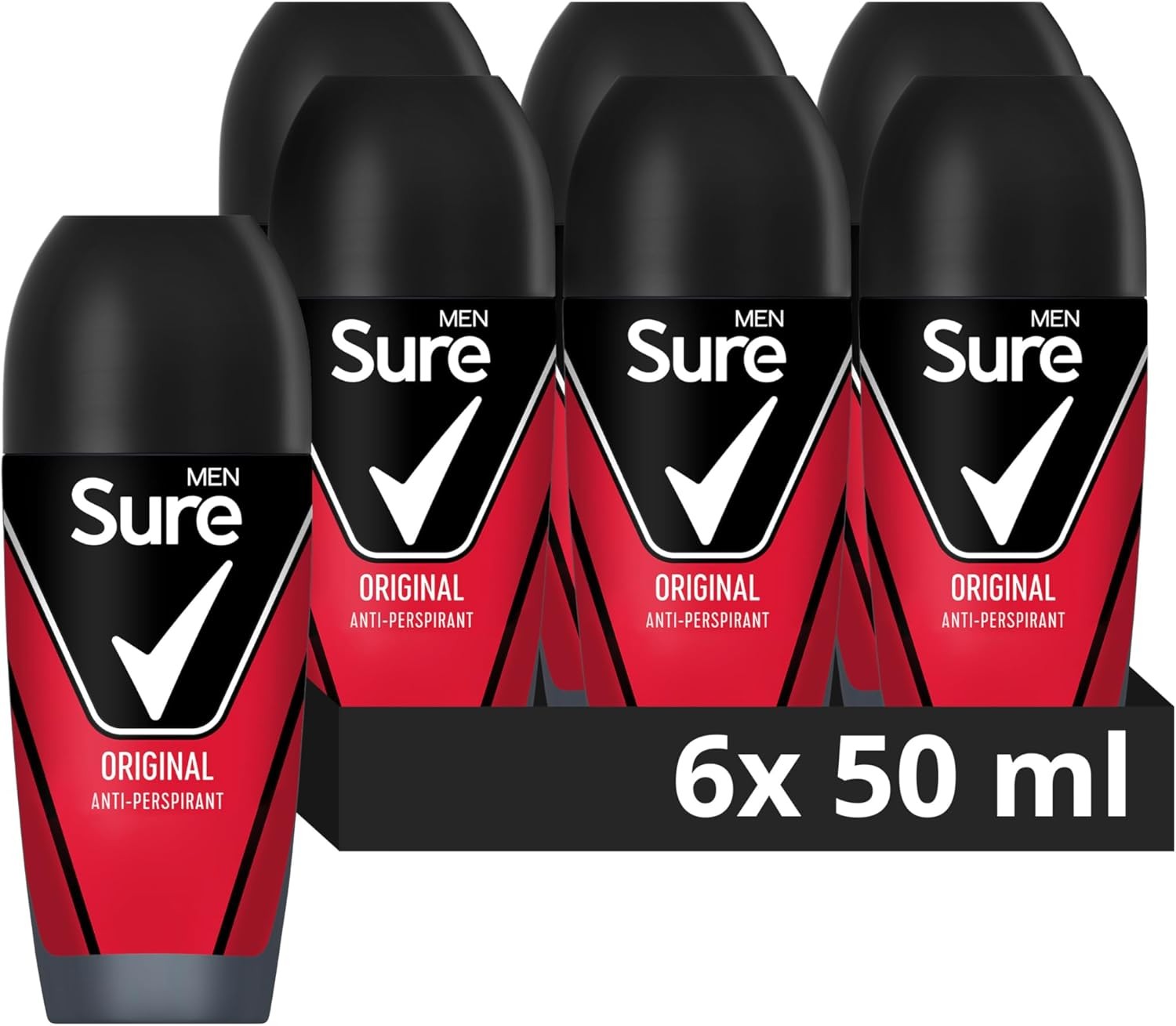 Sure Men Original Anti-Perspirant Roll On Men's Deodorant with MotionSense tech