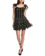 Valentino Midi Silk Dress Women's Black 38