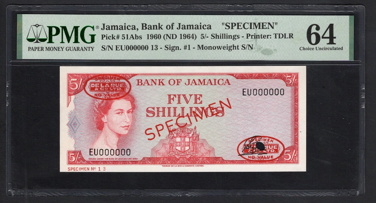 1960 牙买加纸币| eBay