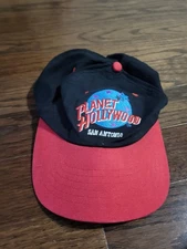 Vintage 1990s Planet Hollywood San Antonio Snapback Hat Cap Adjustable 12325