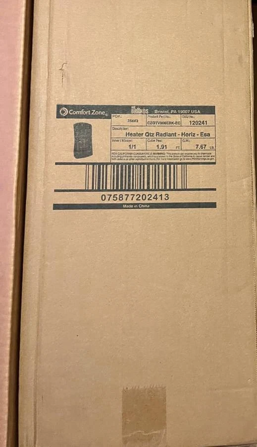 Calentador de torre de espacio zona de confort aún sellado puede calentar eficazmente un grande nuevo Foto 2 de 4