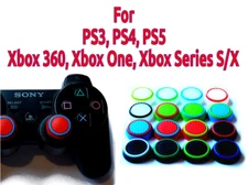 Thumb Stick Grip Caps for PS5 PS4 PS3 Xbox Series X/S One 360 Controller Cover