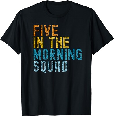 5 AM Squad  Funny Gym Workout Quote Apparel Gift Unisex T-Shirt