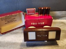 Vintage Tru-Vue Stereoscope Viewer in Original Box 3 Open 2 Boxed Film Strips