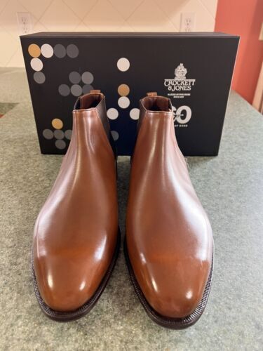 Mint Crockett & Jones Onslow Burgundy Shell Cordovan Oxfords Mint Crockett & Jones Onslow Burgundy Shell Cordovan Oxfords